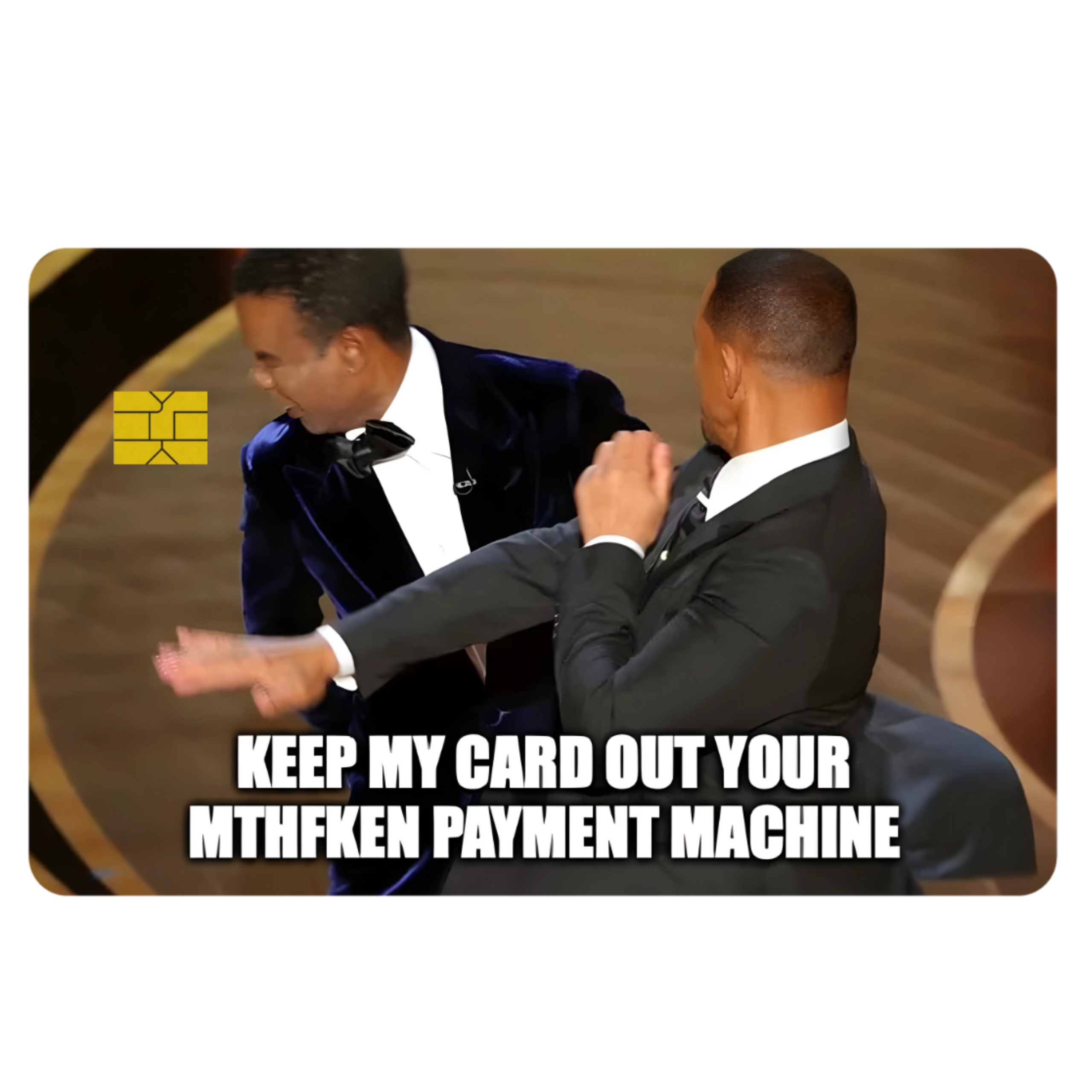 Keep My Card Out Your Mthfken Payment Machine